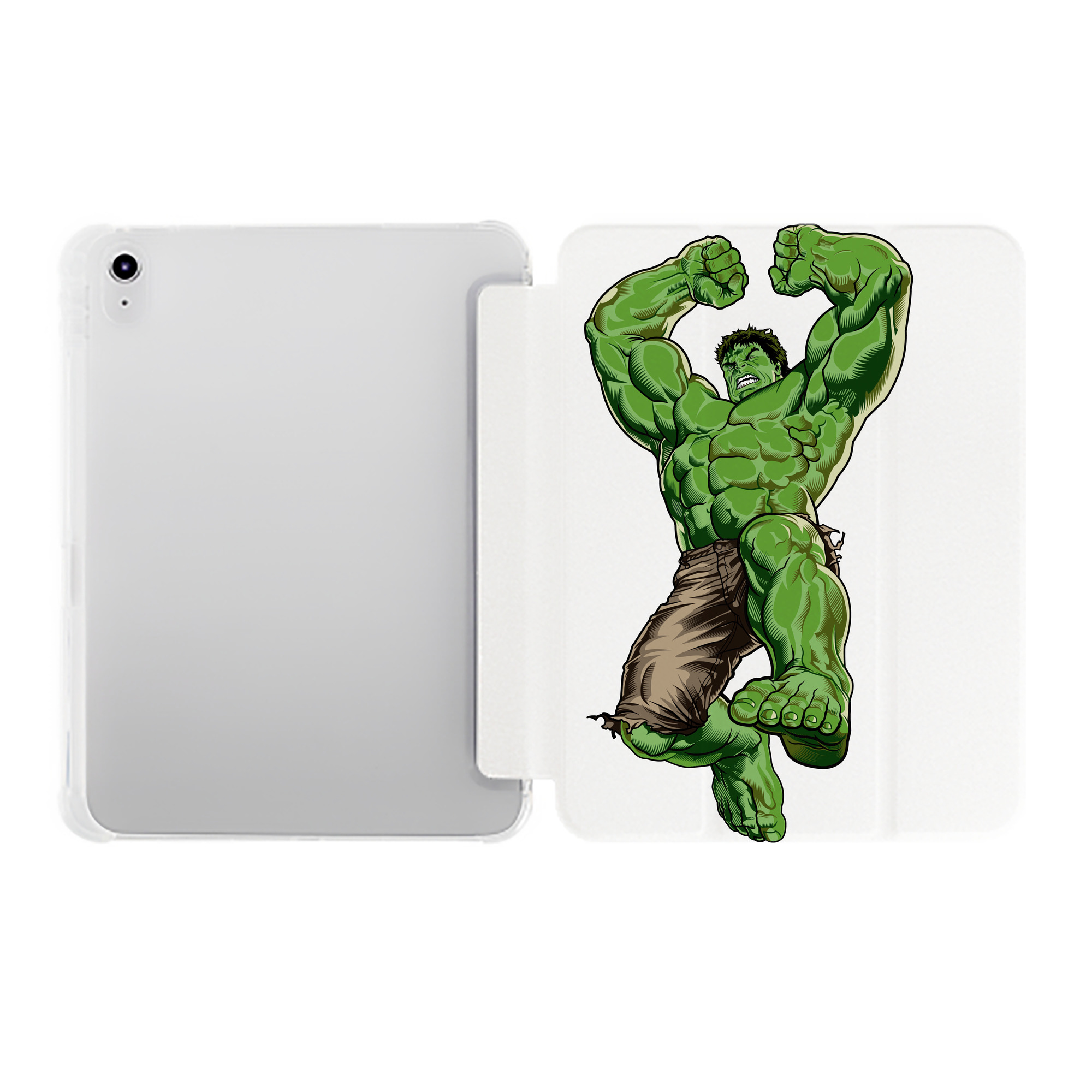 （画像用） アベンジャーズ The Avengers IPad ケース ペン収納付き 三つ折りスタンド PUレザー×シリコン 対応機種9.5/10.5/10.9インチ